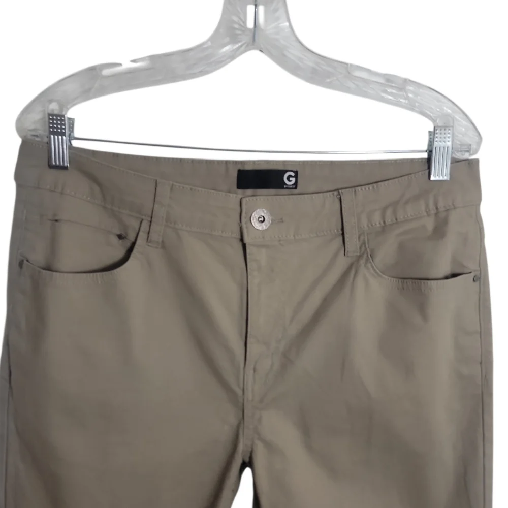 G by Guess tan men's slim fit chino pants size 34